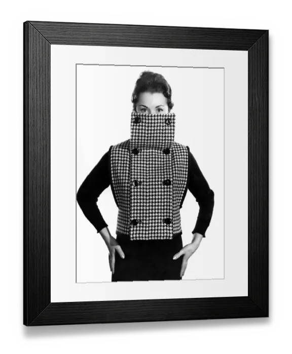 Framed Print : Reveille Fashions: Barbara Pinney. December 1959 P006971