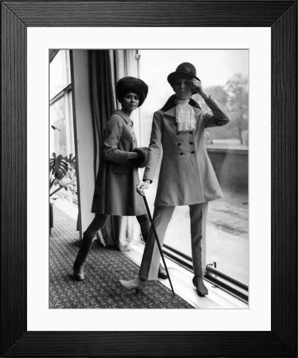 Framed Print : Previewed on Thursday (4-5-67)... fashions for the winter. May 1967 P006386 Framed Print : Previewed on Thursday (4-5-67)... fashions for the winter. May 1967 P006386