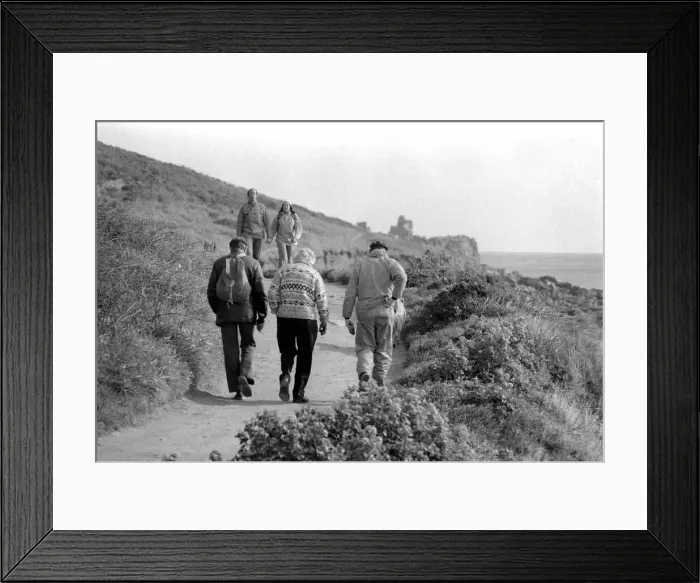 Framed Print : Prime Minister Harold Wilson seen here on the Scilly Isles Framed Print : Prime Minister Harold Wilson seen here on the Scilly Isles