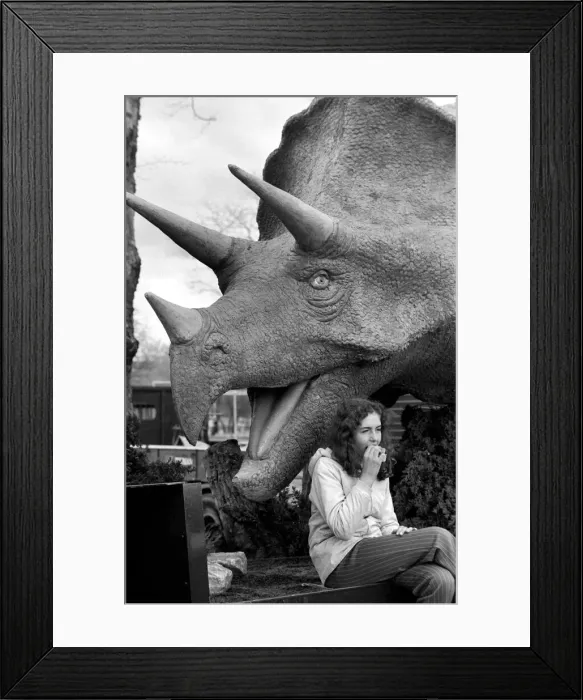 Framed Print : The Easter parade, Battersea Park. 12-year-old Joanne Bradsman eats her lunch Framed Print : The Easter parade, Battersea Park. 12-year-old Joanne Bradsman eats her lunch