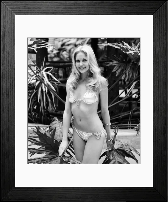 Framed Print : Fashion: Miss South Africa (Miss World). Annaline Kriel. March 1975 75-01350-012 Framed Print : Fashion: Miss South Africa (Miss World). Annaline Kriel. March 1975 75-01350-012