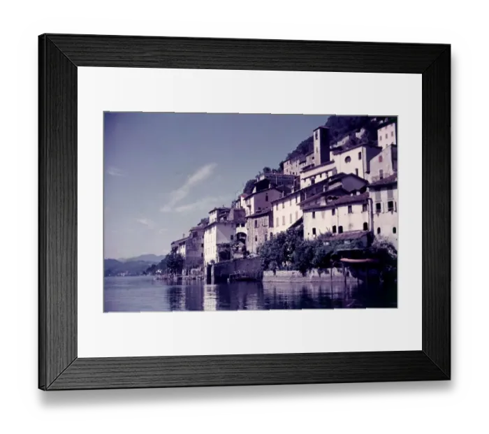 Framed Print : The Village of Seelisburg in Switzerland August 1936 Framed Print : The Village of Seelisburg in Switzerland August 1936