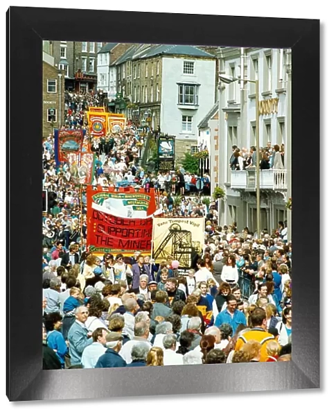 Durham Miners Gala - Crowds take part in the Gala