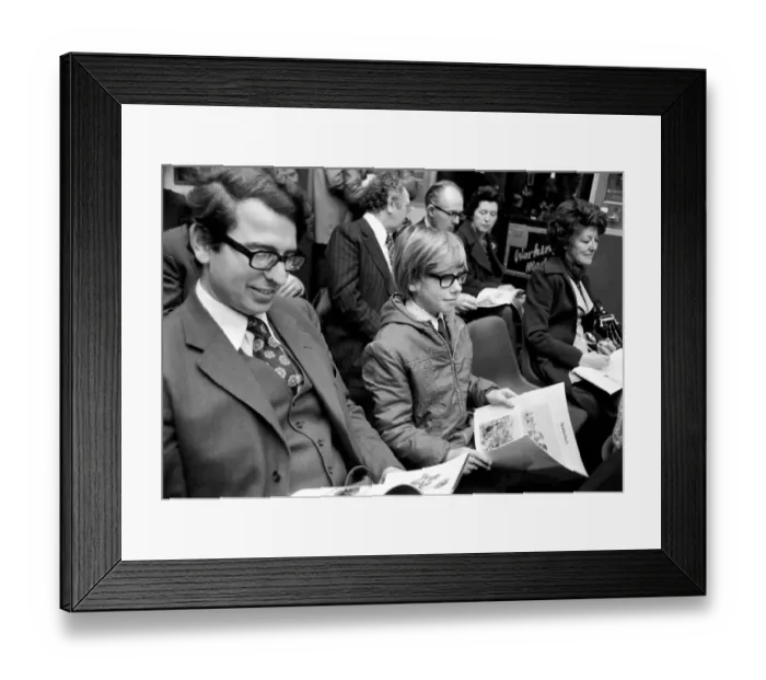 Framed Print : The sound of music. It was a case of give me the good old days for the assistants Framed Print : The sound of music. It was a case of give me the good old days for the assistants