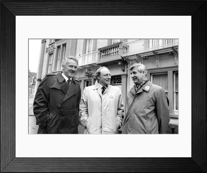Framed Print : Durham Miners Gala - NUM general secretary Peter Heathfield Framed Print : Durham Miners Gala - NUM general secretary Peter Heathfield
