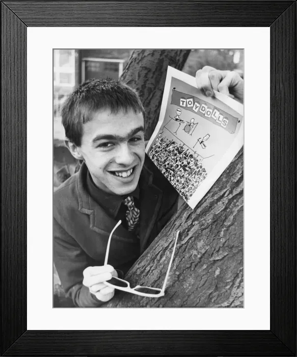Framed Print : Mike Algar of the Toy Dolls - famous for the Nelly the Elephant song Framed Print : Mike Algar of the Toy Dolls - famous for the Nelly the Elephant song