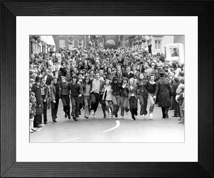 Framed Print : Durham Miners Gala - Young men and women get in the spirit of the gala Framed Print : Durham Miners Gala - Young men and women get in the spirit of the gala