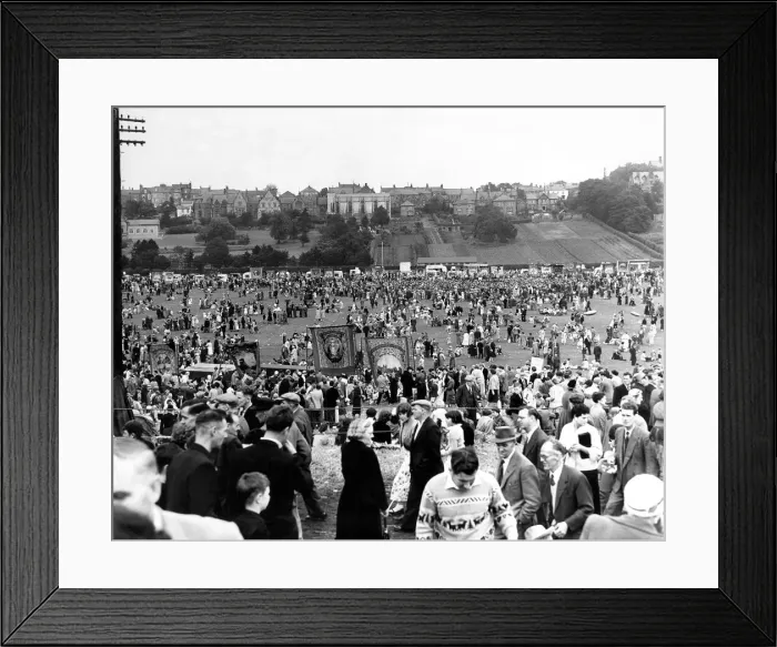 Framed Print : Durham Miners Gala - General picture of the rally Framed Print : Durham Miners Gala - General picture of the rally