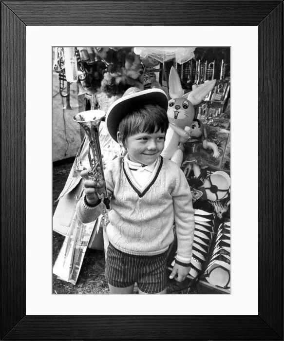Framed Print : Durham Miners Gala - 5 year old Andrew enjoying the gala Framed Print : Durham Miners Gala - 5 year old Andrew enjoying the gala