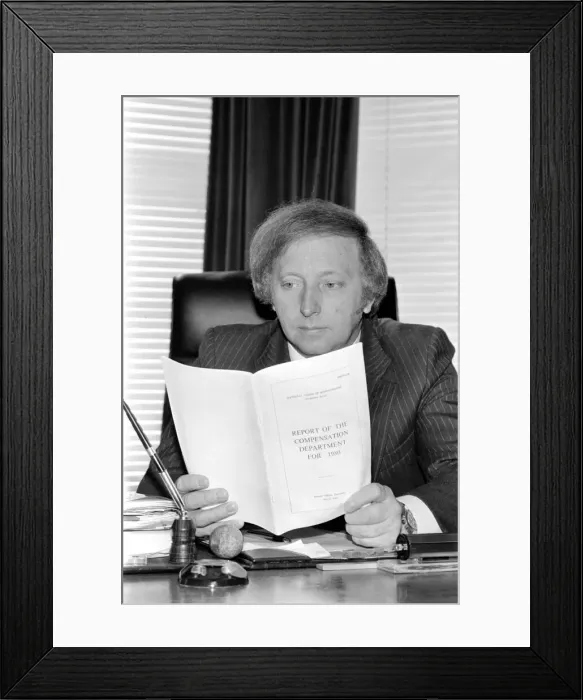 Framed Print : Arthur Scargill President of the National Miners Union. PM 81-03527-002 Framed Print : Arthur Scargill President of the National Miners Union. PM 81-03527-002