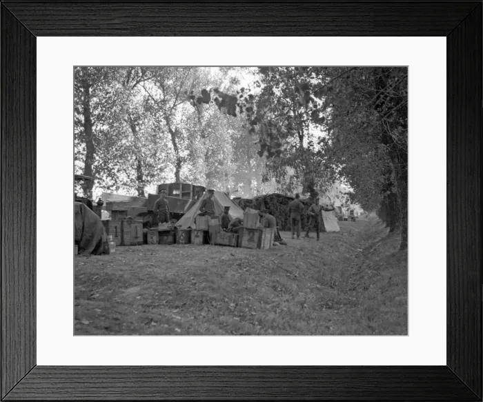 Framed Print : Army Service Corps France October 1914 The unsung heroes of the British army during