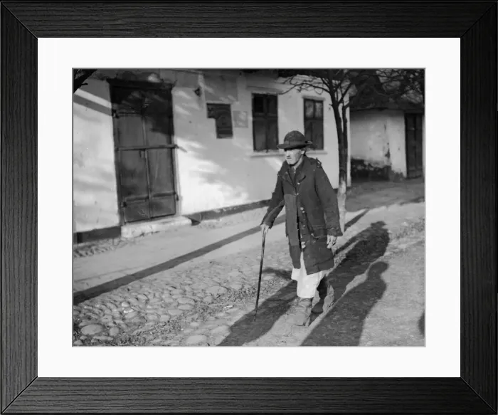 Framed Print : Old Man in traditional clothes seen here in the village of Halicz, in Galicia Framed Print : Old Man in traditional clothes seen here in the village of Halicz, in Galicia