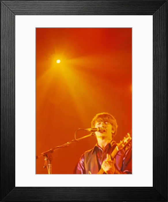 Framed Print : Rock group Crowded House perform in concert at Whitley Bay Ice Rink 29 May 1994 - singer Framed Print : Rock group Crowded House perform in concert at Whitley Bay Ice Rink 29 May 1994 - singer