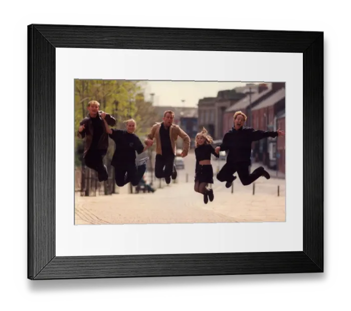 Framed Print : North East band Cryin Out Loud, Chris Walton, Steve Halliday and Paul Martin