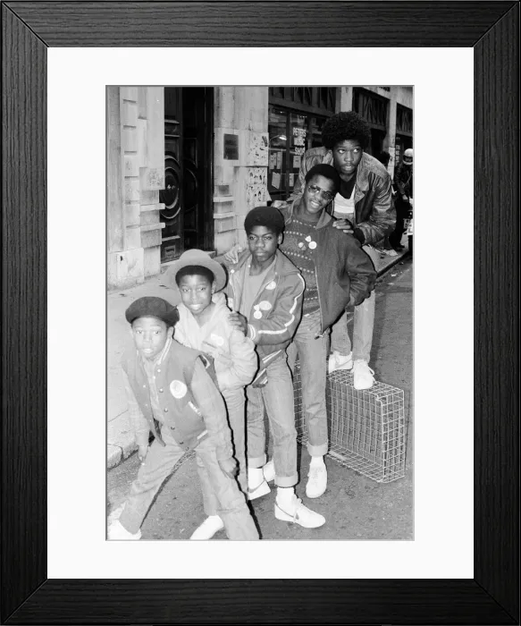 Framed Print : Musical Youth, British Jamaican pop / reggae group, 8th October 1982 Framed Print : Musical Youth, British Jamaican pop / reggae group, 8th October 1982
