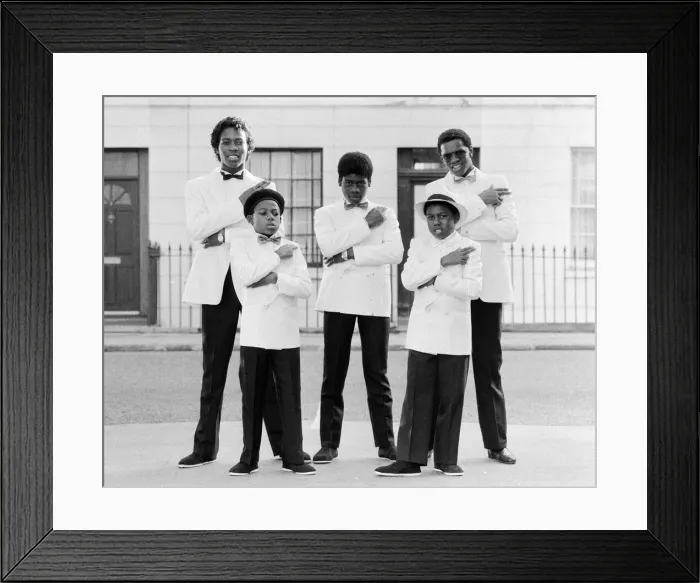 Framed Print : Musical Youth, British Jamaican pop / reggae group, who are currently recording the video Framed Print : Musical Youth, British Jamaican pop / reggae group, who are currently recording the video