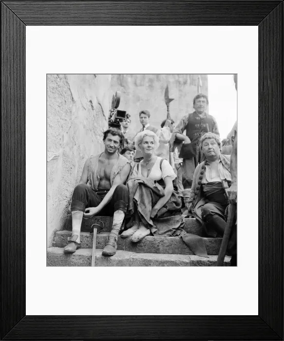 Framed Print : Filming of 1958 film A Tale of Two Cities by Charles Dickens