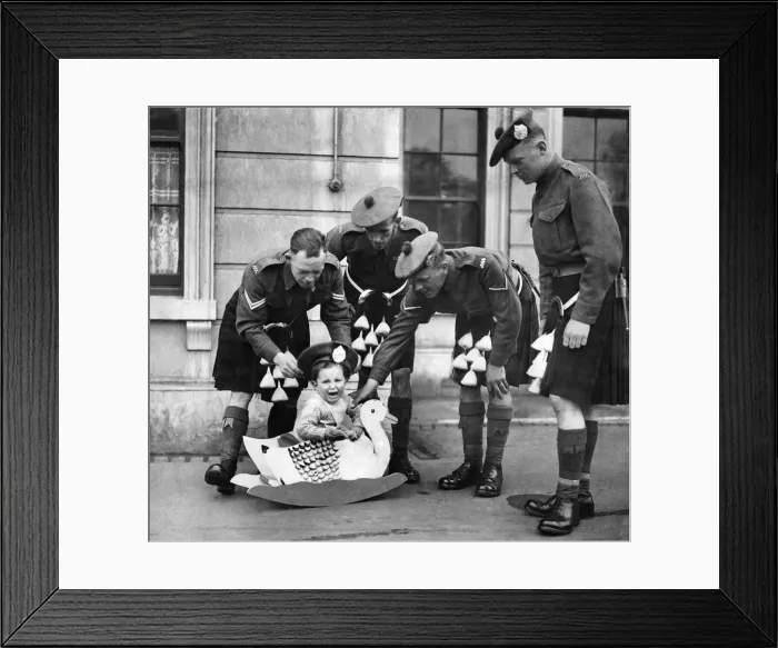 Framed Print : This was a disappointing Army Day for Geoffrey Aylen age 18 months who was born Framed Print : This was a disappointing Army Day for Geoffrey Aylen age 18 months who was born