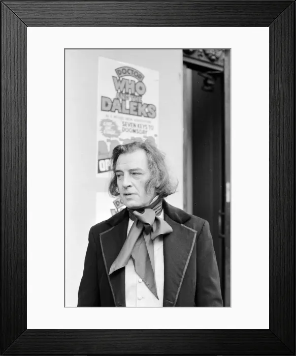 Framed Print : Trevor Martin actor who will be playing Dr Who in the first stage production of Framed Print : Trevor Martin actor who will be playing Dr Who in the first stage production of