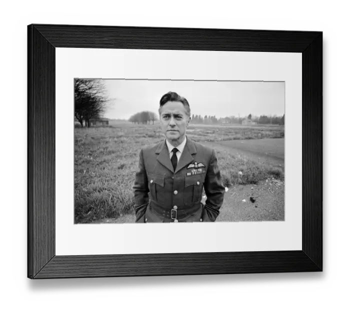 Framed Print : Richard Todd actor on location in Folkestone 7th November 1968