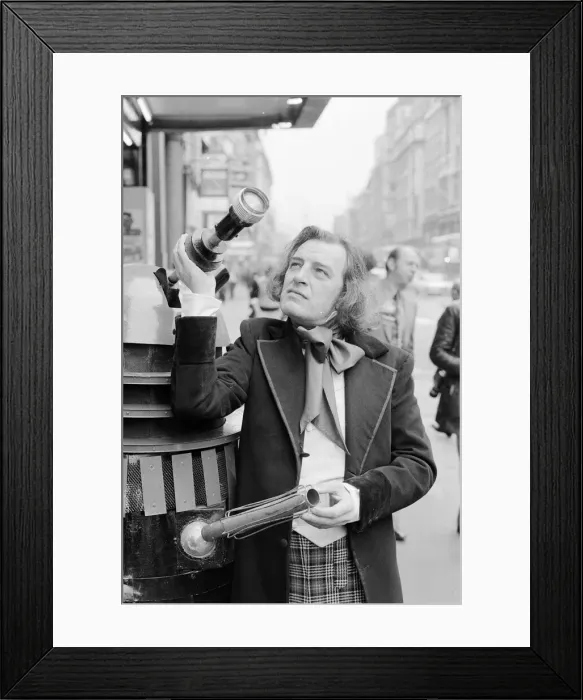 Framed Print : Trevor Martin actor who will be playing Dr Who in the first stage production of Framed Print : Trevor Martin actor who will be playing Dr Who in the first stage production of