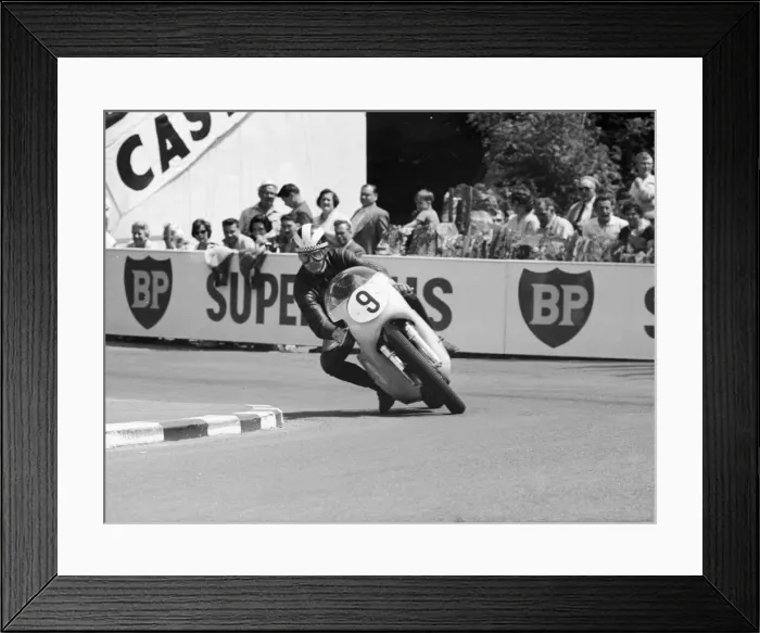 Framed Print : Lightweight 250cc race, Isle of Man. Phil Read. 4th June 1964 Framed Print : Lightweight 250cc race, Isle of Man. Phil Read. 4th June 1964