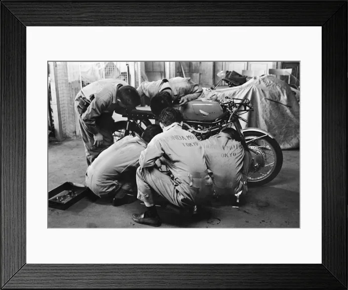 Framed Print : Honda TT Motorcycle Camp. 29th June 1965 Framed Print : Honda TT Motorcycle Camp. 29th June 1965