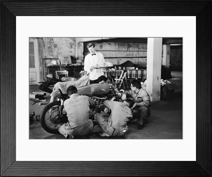 Framed Print : Honda TT Motorcycle Camp. 29th June 1965 Framed Print : Honda TT Motorcycle Camp. 29th June 1965