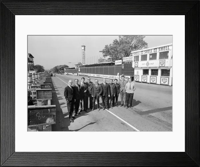 Framed Print : Isle of Man TT Races 1967. The men who make it all possible Framed Print : Isle of Man TT Races 1967. The men who make it all possible