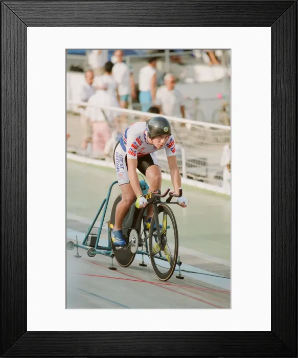 Framed Print : 1992 Olympic Games in Barcelona, Spain. Mens Pursuit Cycling Framed Print : 1992 Olympic Games in Barcelona, Spain. Mens Pursuit Cycling