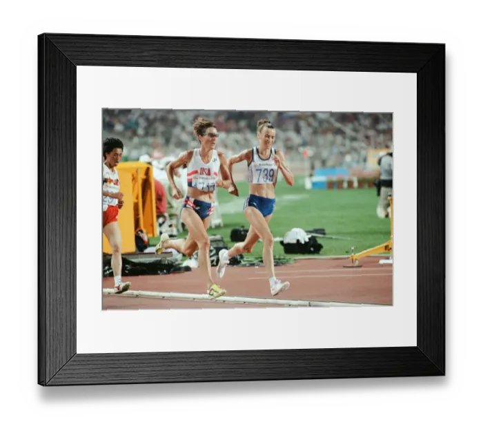 Framed Print : 1992 Olympic Games in Barcelona, Spain. Athletics- Womens 10000 Metres final