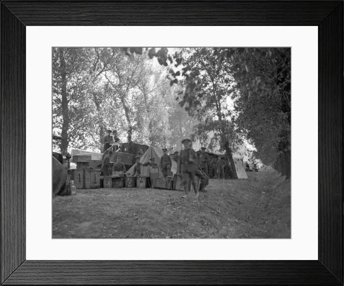 Framed Print : Army Service Corps France October 1914 The unsung heroes of the British army during
