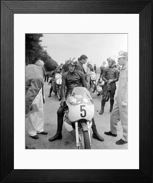Framed Print : TT Races 250cc Lightweight International. Phil Read. 14th June 1965 Framed Print : TT Races 250cc Lightweight International. Phil Read. 14th June 1965