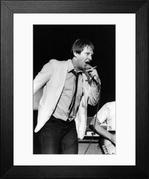 Framed Print : Band Dr Feelgood performs at the Rock on the Tyne Festival at Gateshead International