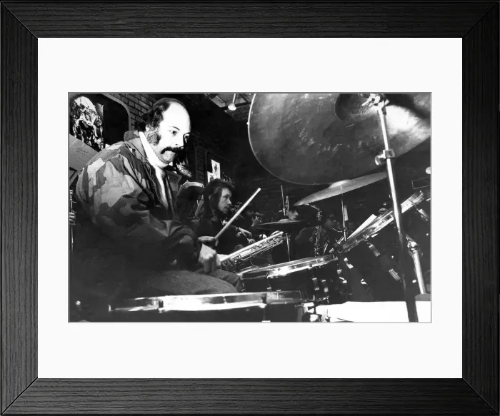 Framed Print : Ron Eddy playing in the Newcastle Big Band in February 1973 Framed Print : Ron Eddy playing in the Newcastle Big Band in February 1973
