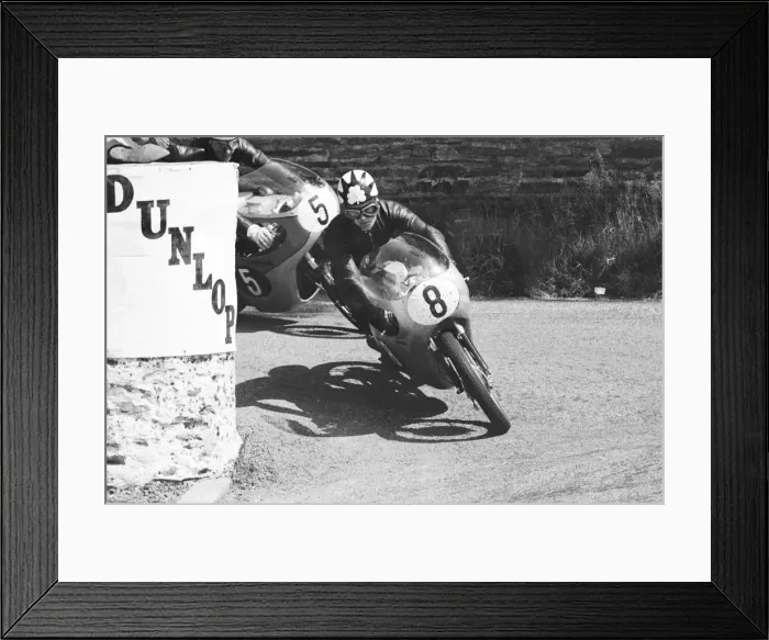 Framed Print : Lightweight 125cc race, Isle of Man. Tommy Robb in action. 4th June 1964 Framed Print : Lightweight 125cc race, Isle of Man. Tommy Robb in action. 4th June 1964