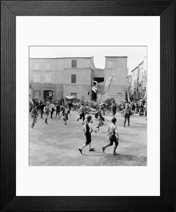 Framed Print : Filming of 1958 film A Tale of Two Cities by Charles Dickens Framed Print : Filming of 1958 film A Tale of Two Cities by Charles Dickens