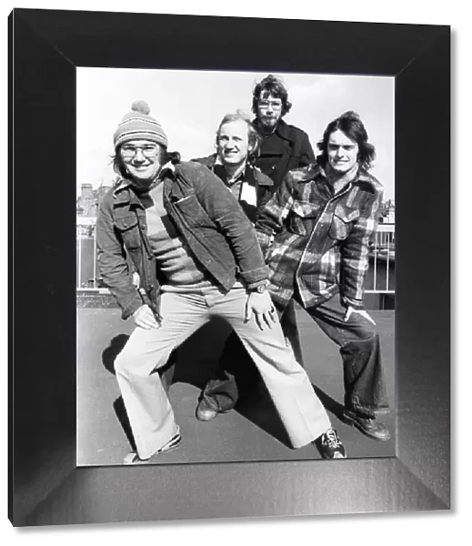 North East band Deja Vu (l to r) Peter, Paul, Robb and Charlie 3 April 1976
