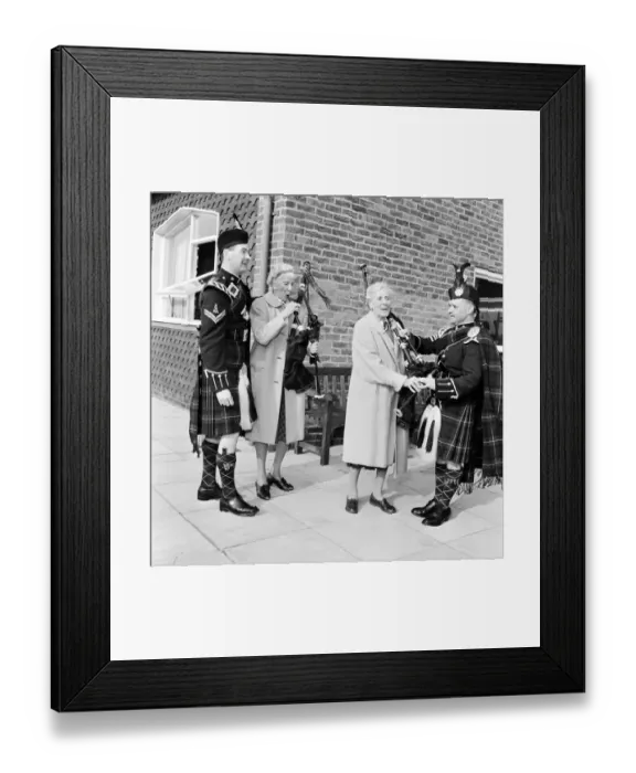 Framed Print : Due to a special request, Sgt. John Gibb (former Black Watch Guard) & Cpl Framed Print : Due to a special request, Sgt. John Gibb (former Black Watch Guard) & Cpl