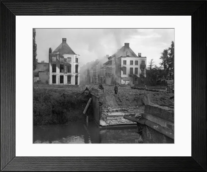 Framed Print : The Defence of Lierre This picture was taken just after the fall of the Belgian Framed Print : The Defence of Lierre This picture was taken just after the fall of the Belgian