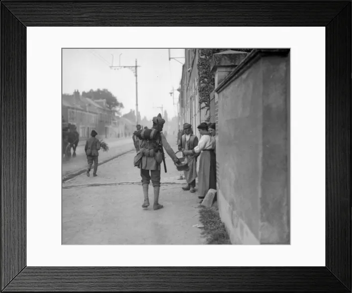 Framed Print : Frances admiration for the Indian troops is absolutely boundless Framed Print : Frances admiration for the Indian troops is absolutely boundless