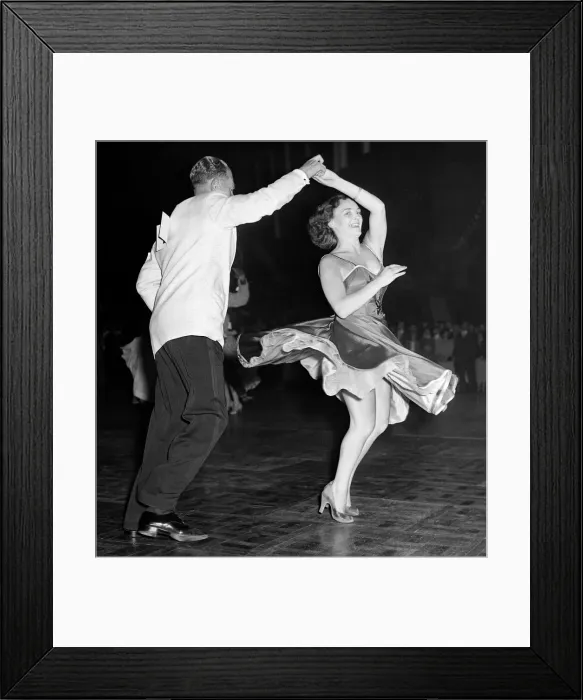 Framed Print : Jive Championship at Haringey dance hall, London, June 1956 Framed Print : Jive Championship at Haringey dance hall, London, June 1956