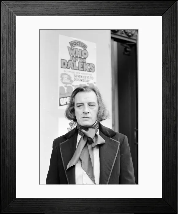Framed Print : Trevor Martin actor who will be playing Dr Who in the first stage production of Framed Print : Trevor Martin actor who will be playing Dr Who in the first stage production of
