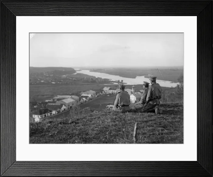 Framed Print : Scouts at the head of the Russian advance into the Austro - Hungarian empire seen here Framed Print : Scouts at the head of the Russian advance into the Austro - Hungarian empire seen here