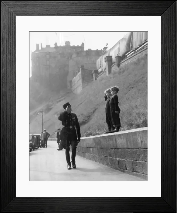 Framed Print : Corporal Charles Caron, a member of the Garde Republicaine of France who is appearing