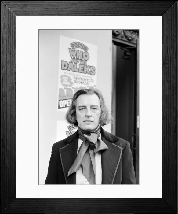 Framed Print : Trevor Martin actor who will be playing Dr Who in the first stage production of Framed Print : Trevor Martin actor who will be playing Dr Who in the first stage production of