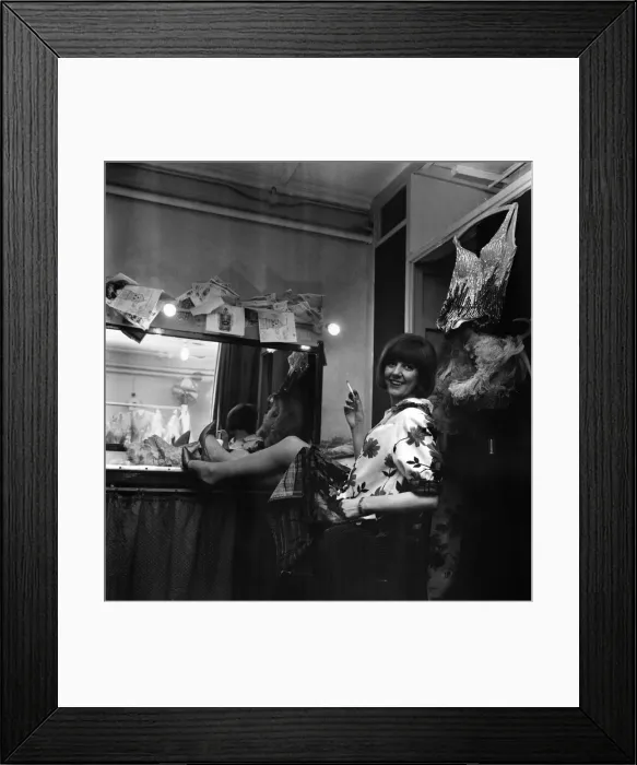 Framed Print : Night of 100 Stars charity event at the Palladium in London Singer Cilla Black