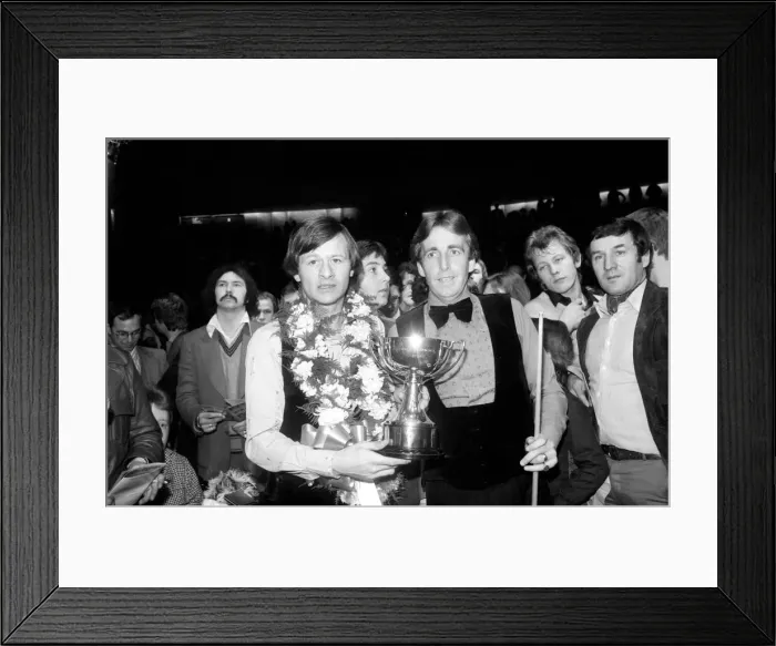Framed Print : Sport: Benson & Hedges Masters Snooker Championship. Alex Higgins who defeated Terry Framed Print : Sport: Benson & Hedges Masters Snooker Championship. Alex Higgins who defeated Terry