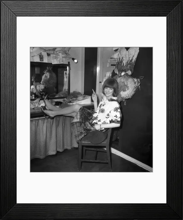 Framed Print : Night of 100 Stars charity event at the Palladium in London Singer Cilla Black
