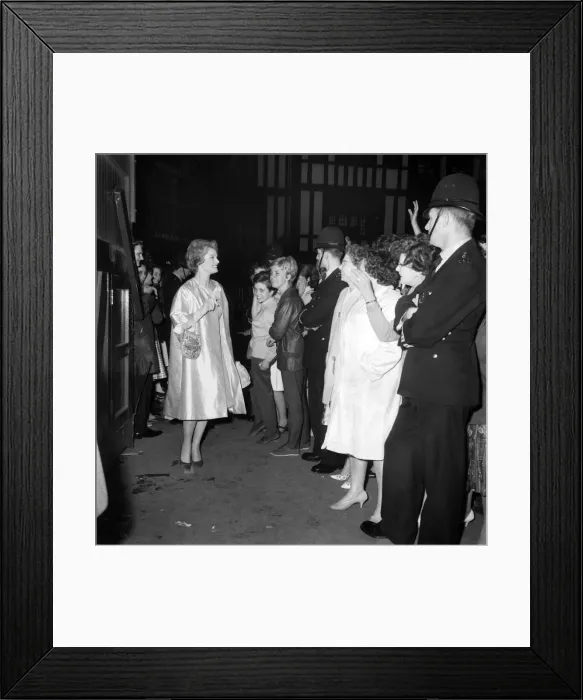 Framed Print : Night of 100 Stars charity event at the Palladium in London Actress Anna Neagle arrives